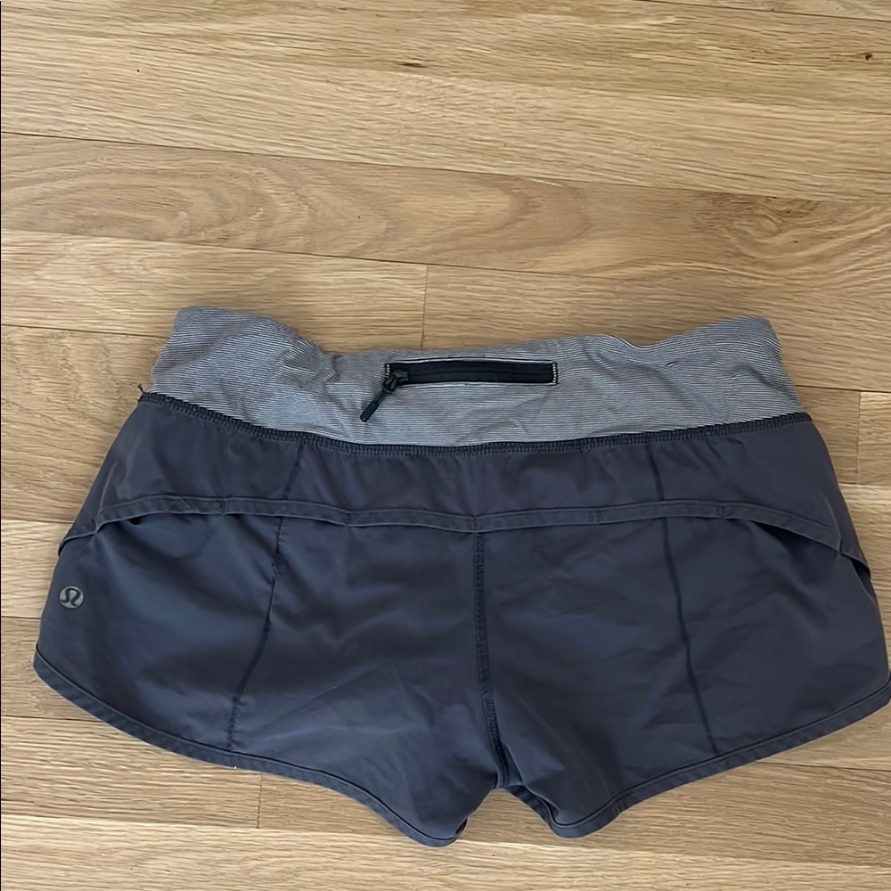 Lululemon gray shorts 2.5” size 6